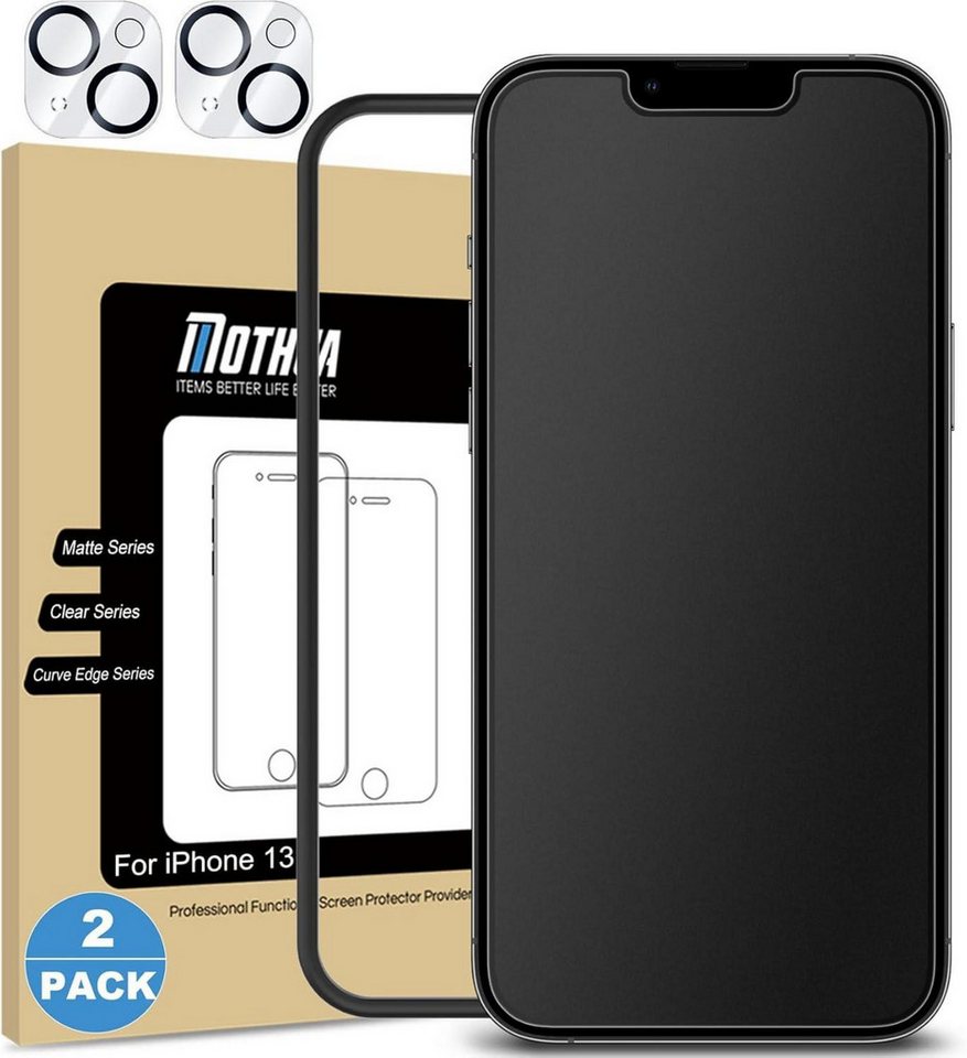 LuxusKollektion Displayschutzfolie Mothca Matte Schutzfolie iPhone 13 6,1 Zoll 9H Matt Displayschutz LuxusKollektion Displayschutzfolie Mothca Matte Schutzfolie iPhone 13 6,1 Zoll 9H Matt Displayschutz von LuxusKollektion