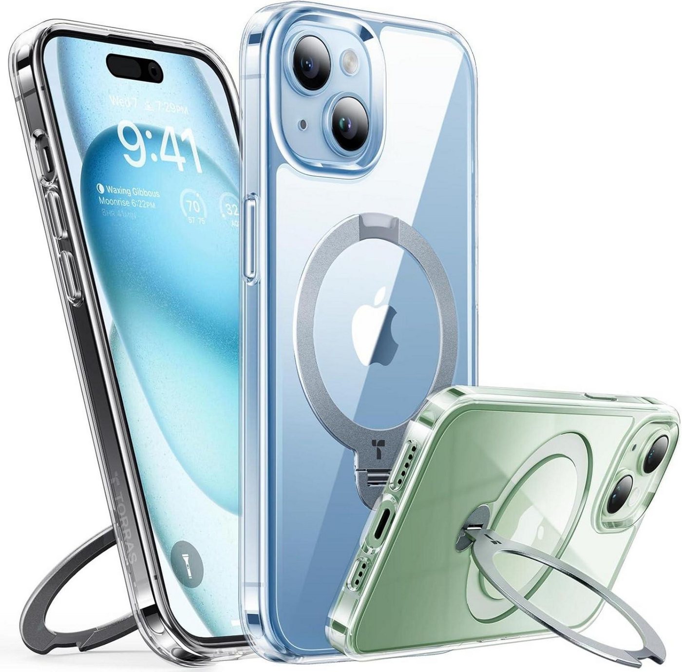 LuxusKollektion Displayschutzglas 360° Ostand Spin magnetische iPhone 15 Hülle Militärschutz Diamant LuxusKollektion Displayschutzglas 360° Ostand Spin magnetische iPhone 15 Hülle Militärschutz Diamant von LuxusKollektion