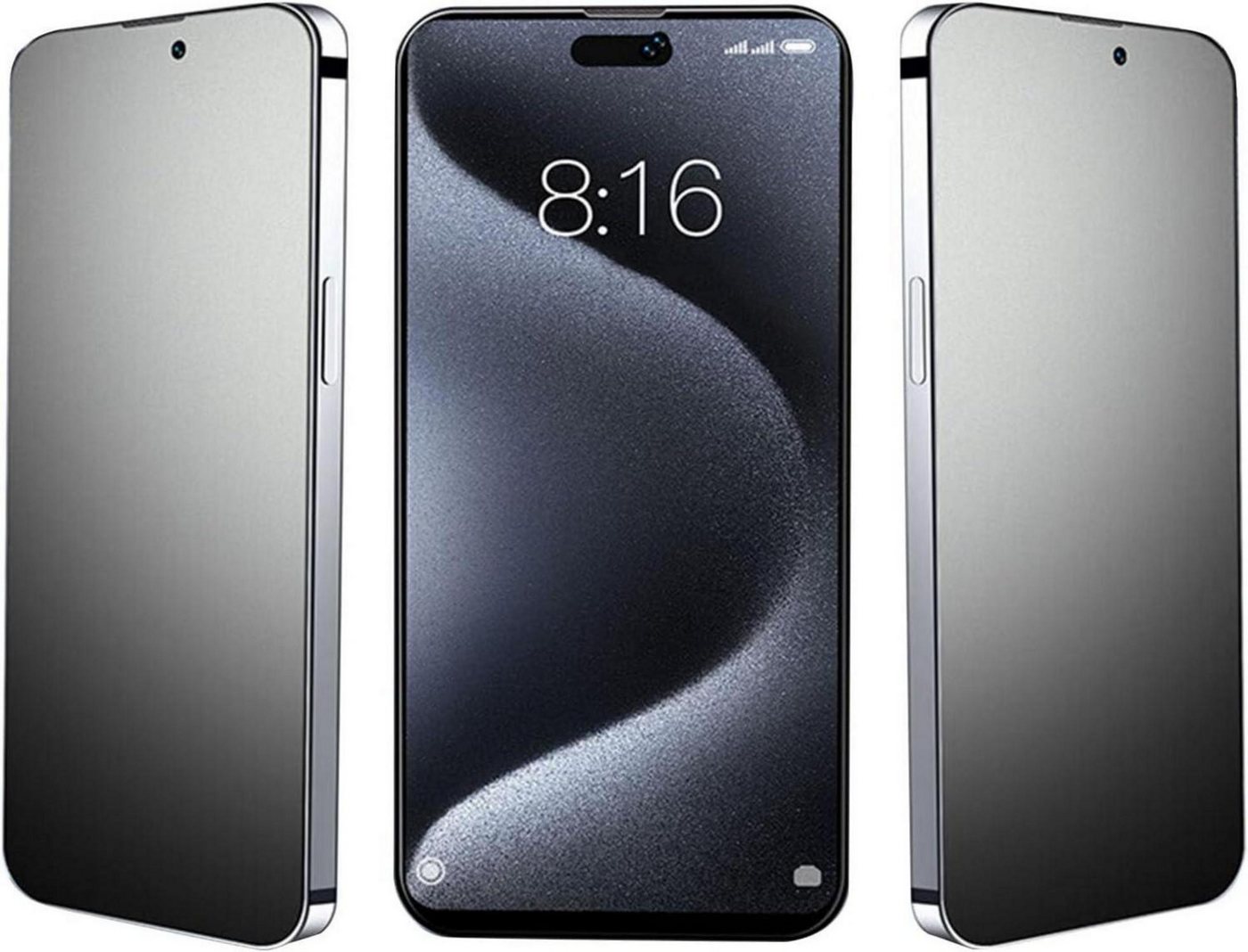 LuxusKollektion Displayschutzglas 3er Set Matt Schutzfolie iPhone 16 Blickschutz Anti-Spy 9H LuxusKollektion Displayschutzglas 3er Set Matt Schutzfolie iPhone 16 Blickschutz Anti-Spy 9H von LuxusKollektion