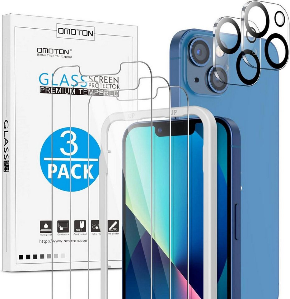 LuxusKollektion Displayschutzglas Displayschutzfolie und Kamera Schutzfolie für iPhone 13 mini, 5er Set LuxusKollektion Displayschutzglas Displayschutzfolie und Kamera Schutzfolie für iPhone 13 mini, 5er Set von LuxusKollektion