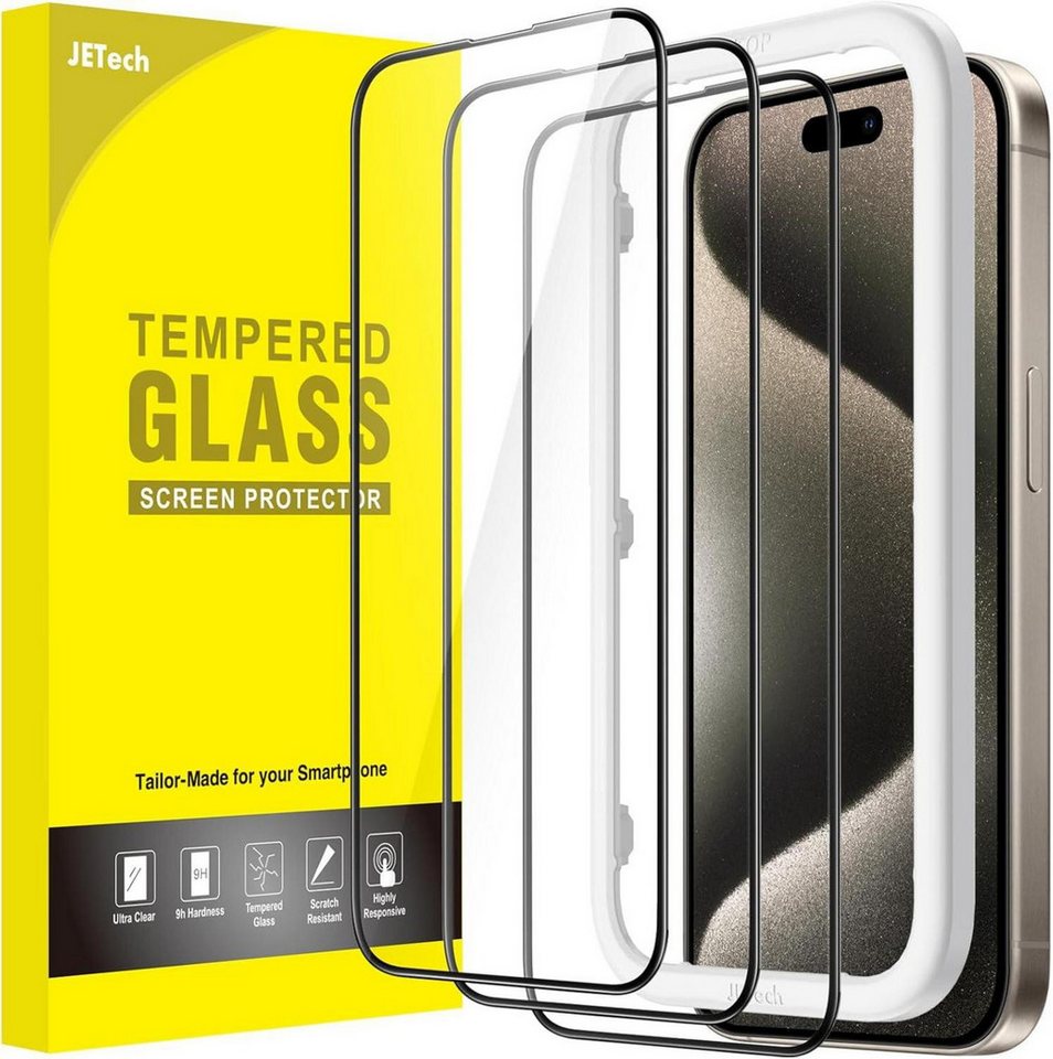 LuxusKollektion Displayschutzglas Full Screen Schutzfolie für iPhone 15 Pro Max 6,7 Zoll, Panzer Schutz LuxusKollektion Displayschutzglas Full Screen Schutzfolie für iPhone 15 Pro Max 6,7 Zoll, Panzer Schutz von LuxusKollektion