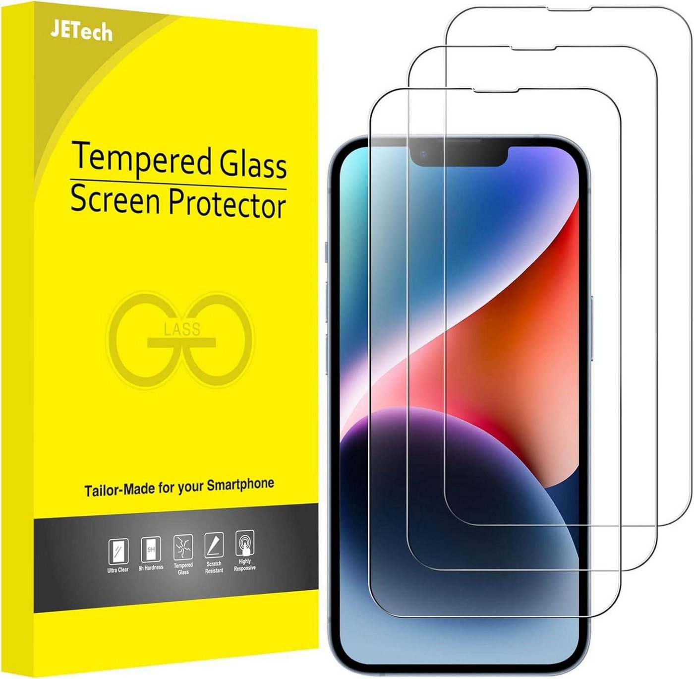 LuxusKollektion Displayschutzglas Full Screen Schutzfolie iPhone 14 6,1 Zoll 9H Panzer Schutz Glas HD LuxusKollektion Displayschutzglas Full Screen Schutzfolie iPhone 14 6,1 Zoll 9H Panzer Schutz Glas HD von LuxusKollektion