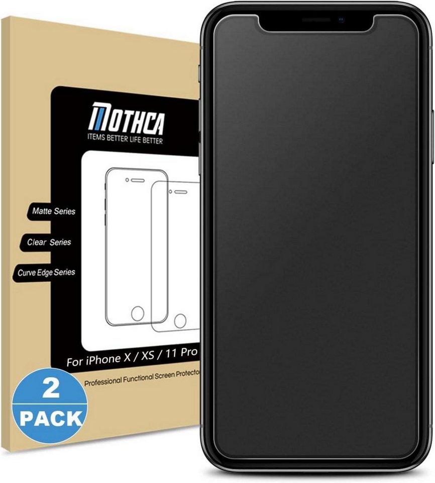 LuxusKollektion Displayschutzglas Matte Schutzfolie für iPhone X XS 11 Pro, Panzer Matt Glas LuxusKollektion Displayschutzglas Matte Schutzfolie für iPhone X XS 11 Pro, Panzer Matt Glas von LuxusKollektion