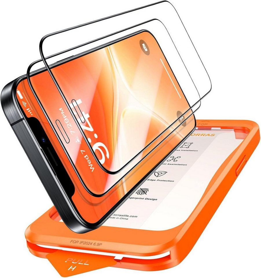 LuxusKollektion Displayschutzglas Panzerglas iPhone 12/12 Pro Stoßfest Schutzfolie 9H+ 2 Stück LuxusKollektion Displayschutzglas Panzerglas iPhone 12/12 Pro Stoßfest Schutzfolie 9H+ 2 Stück von LuxusKollektion