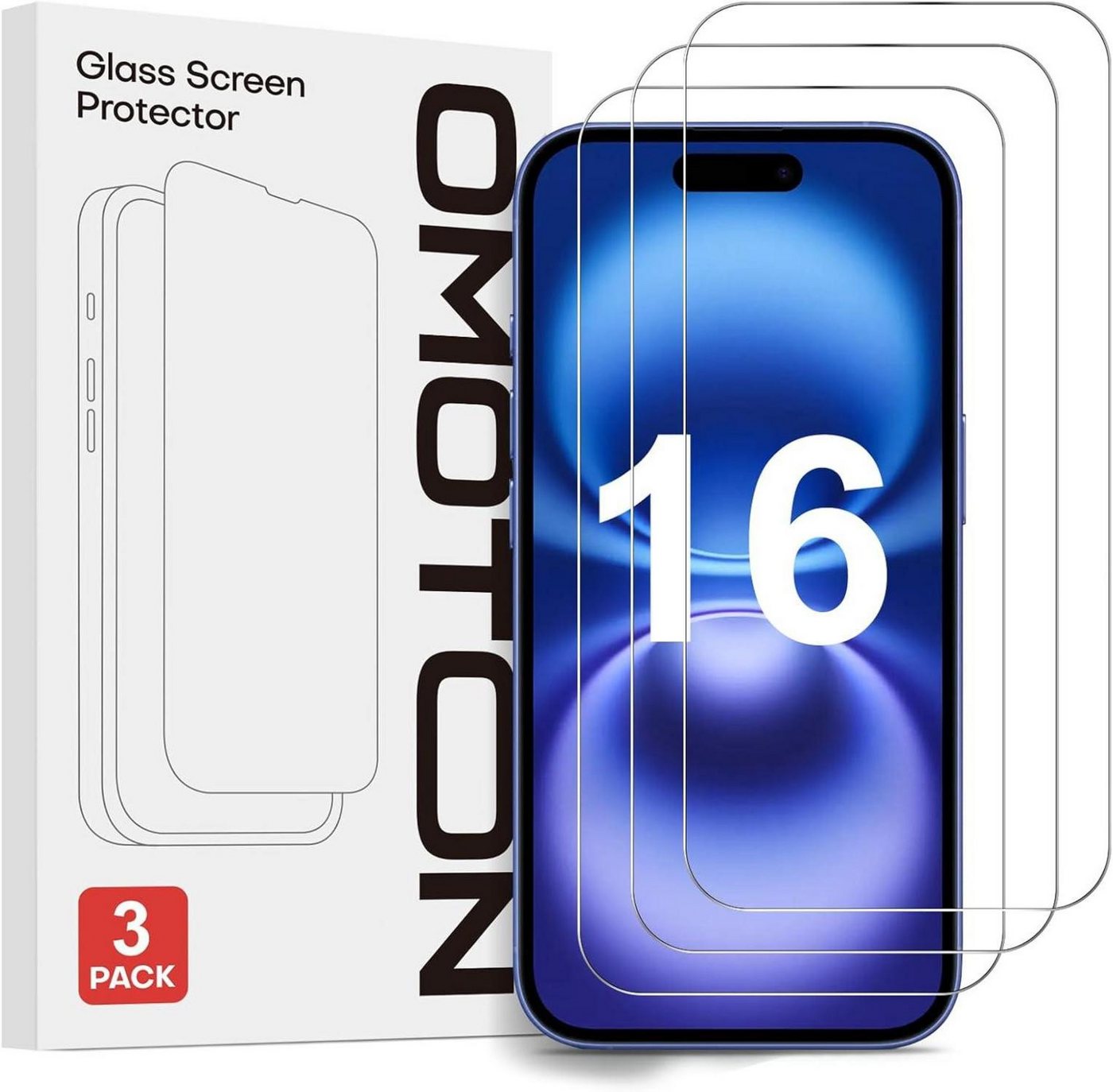 LuxusKollektion Displayschutzglas Panzerglas iPhone 16/15/15 Pro Schutzfolie 3 Stück 9H Härte LuxusKollektion Displayschutzglas Panzerglas iPhone 16/15/15 Pro Schutzfolie 3 Stück 9H Härte von LuxusKollektion