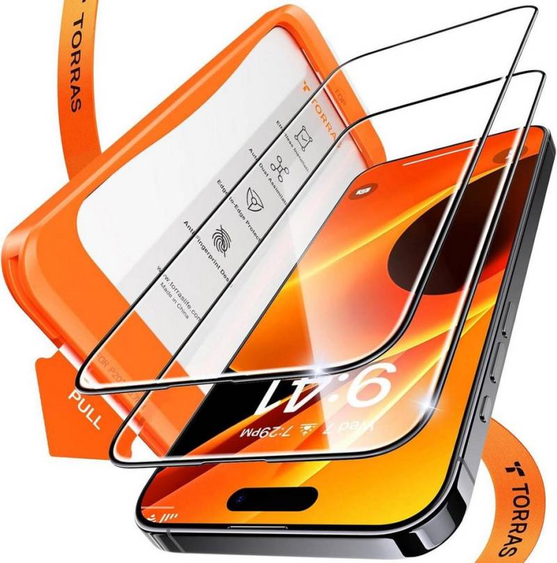 LuxusKollektion Displayschutzglas Panzerglas iPhone 16 Pro Max Schutzfolie 9H+ Schutzglas von LuxusKollektion