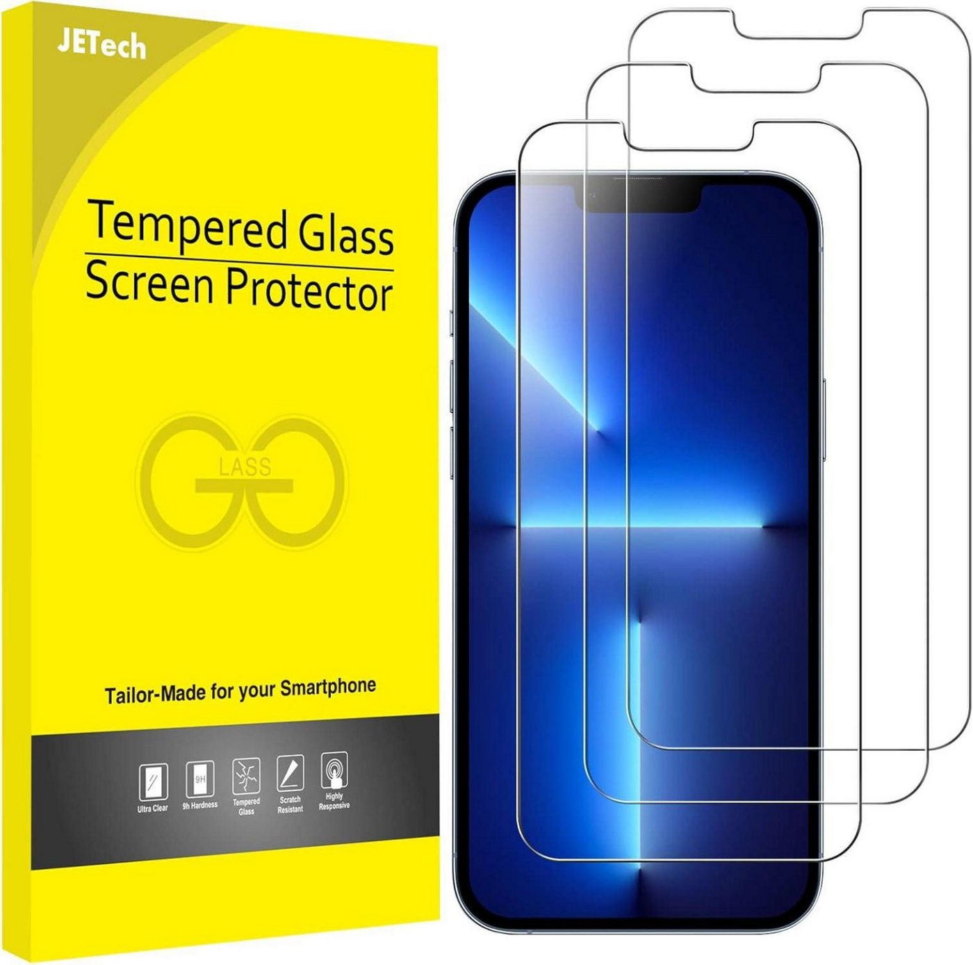 LuxusKollektion Displayschutzglas Schutzfolie iPhone 13 Pro Max 6,7 Zoll Panzerglas 3 Stück-Klar LuxusKollektion Displayschutzglas Schutzfolie iPhone 13 Pro Max 6,7 Zoll Panzerglas 3 Stück-Klar von LuxusKollektion