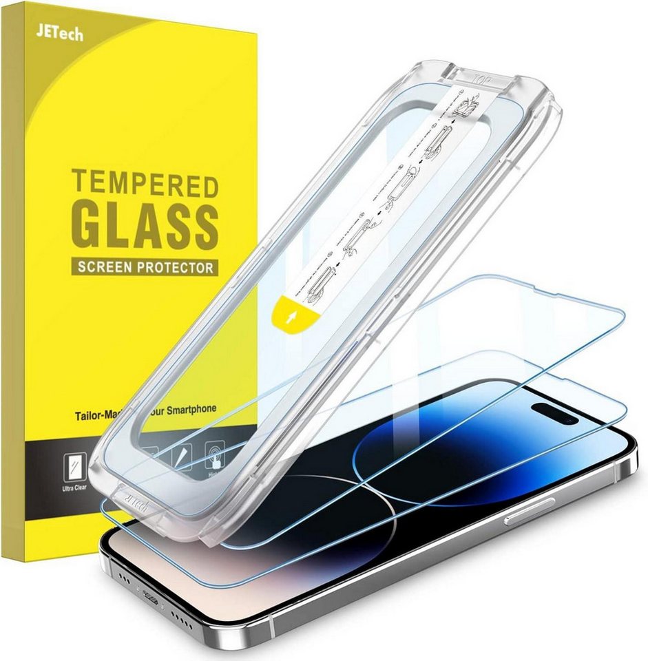 LuxusKollektion Displayschutzglas Schutzfolie iPhone 14 Pro 6,1 Zoll 2 Stück Displayschutz HD Klar LuxusKollektion Displayschutzglas Schutzfolie iPhone 14 Pro 6,1 Zoll 2 Stück Displayschutz HD Klar von LuxusKollektion
