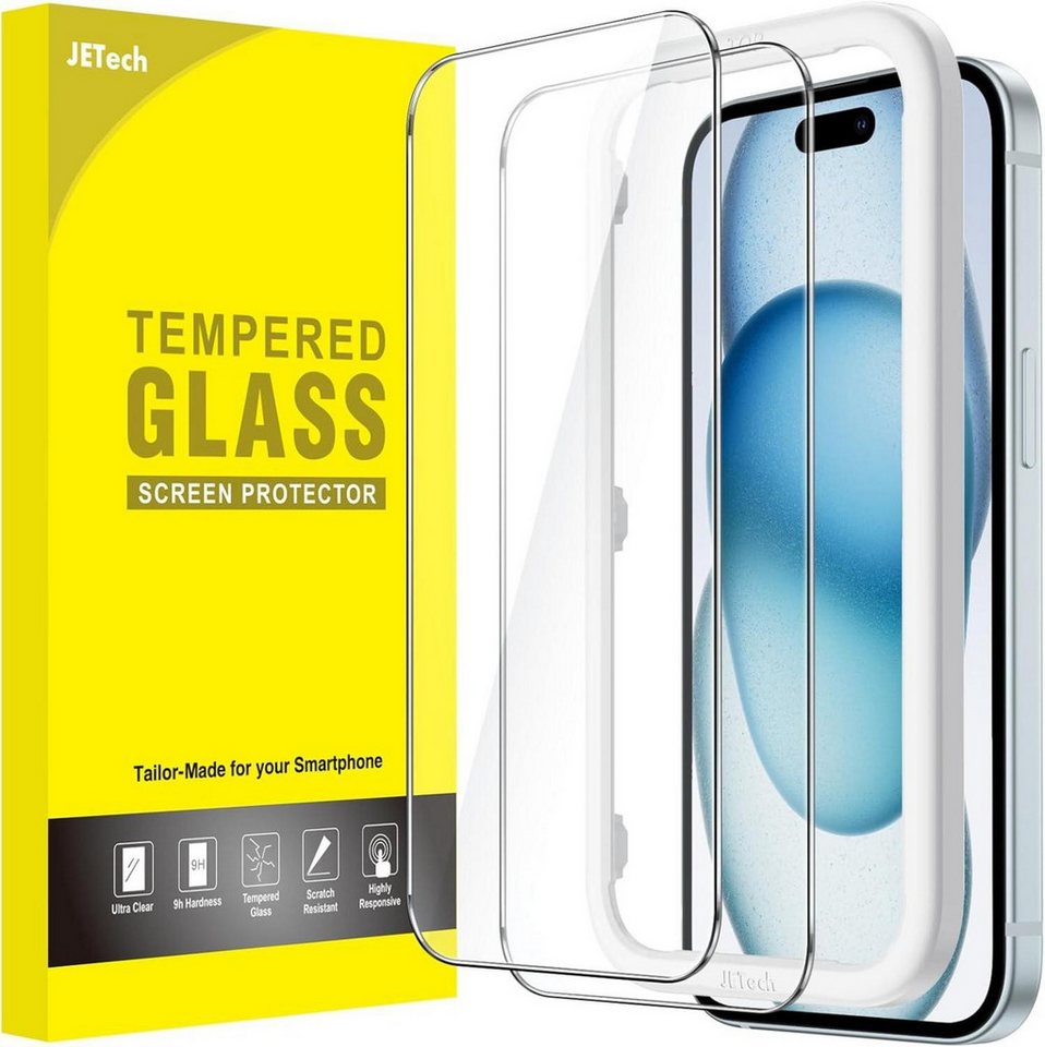LuxusKollektion Displayschutzglas Schutzfolie iPhone 15 Plus 6,7 Zoll 2er Pack HD Klar Displayfolie LuxusKollektion Displayschutzglas Schutzfolie iPhone 15 Plus 6,7 Zoll 2er Pack HD Klar Displayfolie von LuxusKollektion