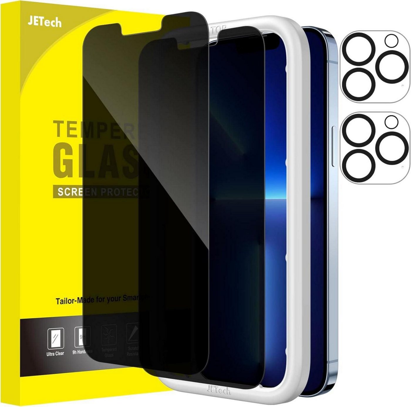 LuxusKollektion Displayschutzglas Sichtschutz Schutzfolie für iPhone 13 Pro Max 6,7 Zoll Kamera LuxusKollektion Displayschutzglas Sichtschutz Schutzfolie für iPhone 13 Pro Max 6,7 Zoll Kamera von LuxusKollektion
