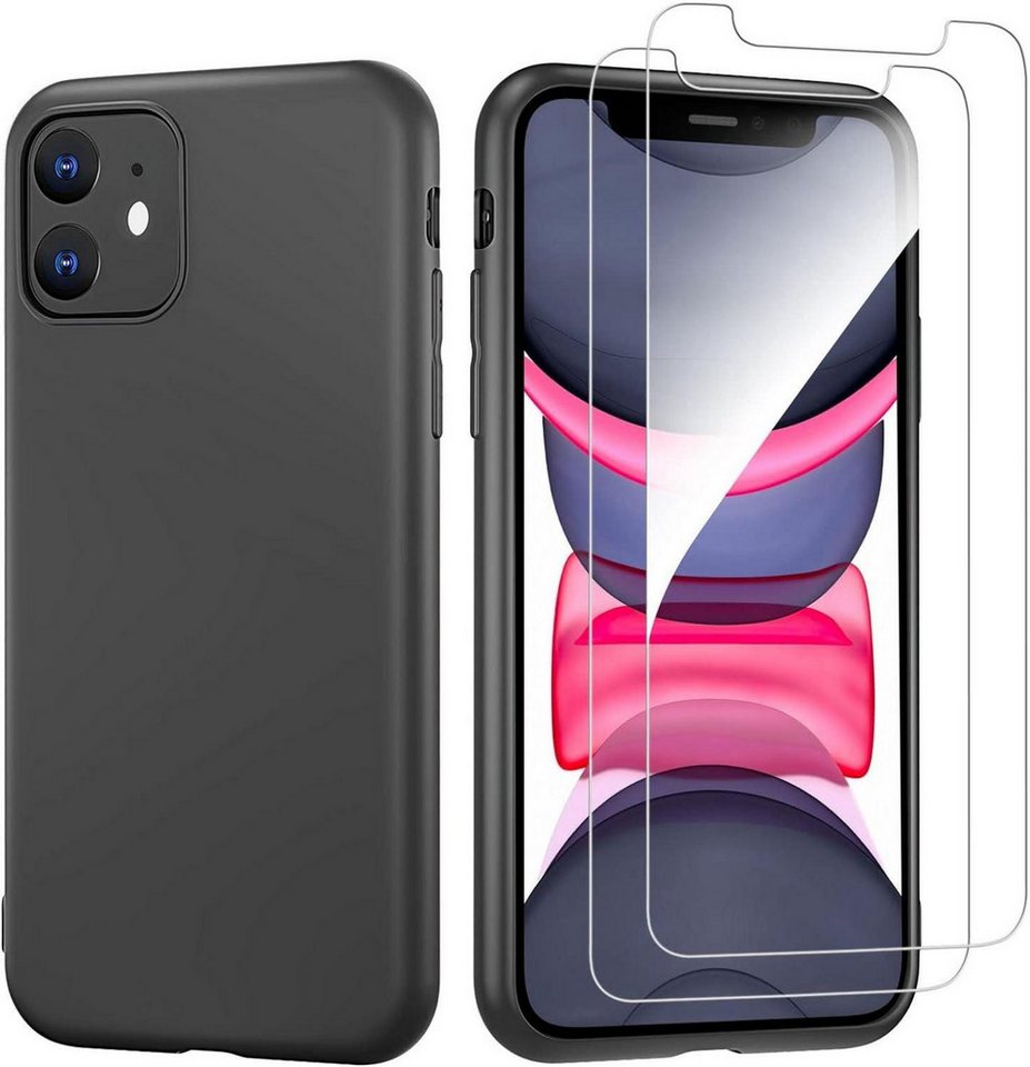 LuxusKollektion Displayschutzglas iPhone 11 Hülle Ultra Thin Schwarz + 2 Panzer Schutzglas - Anti LuxusKollektion Displayschutzglas iPhone 11 Hülle Ultra Thin Schwarz + 2 Panzer Schutzglas - Anti von LuxusKollektion