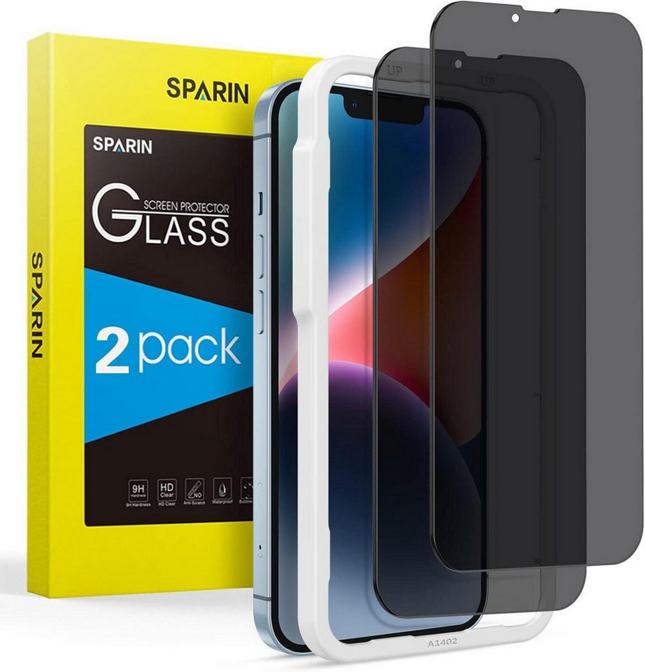 LuxusKollektion Displayschutzglas iPhone 14 13/13 Pro Sichtschutz Schutzfolie 9H Härte Glas Anti-Spy 6,1 LuxusKollektion Displayschutzglas iPhone 14 13/13 Pro Sichtschutz Schutzfolie 9H Härte Glas Anti-Spy 6,1 von LuxusKollektion