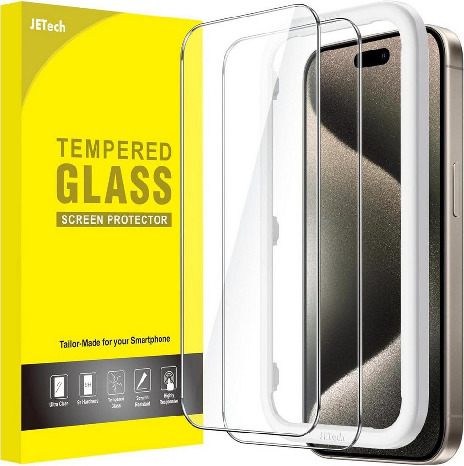 LuxusKollektion Displayschutzglas iPhone 15 Pro Max 6,7 Zoll Schutzfolie 2 Stück Panzer Glas Folie LuxusKollektion Displayschutzglas iPhone 15 Pro Max 6,7 Zoll Schutzfolie 2 Stück Panzer Glas Folie von LuxusKollektion