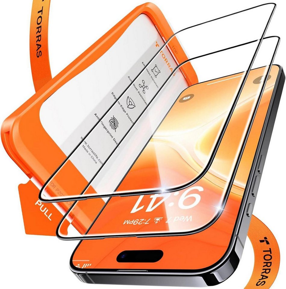 LuxusKollektion Displayschutzglas iPhone 16 Plus Panzerglas Schutzfolie 9H+ 2 Stück Bruchsicher LuxusKollektion Displayschutzglas iPhone 16 Plus Panzerglas Schutzfolie 9H+ 2 Stück Bruchsicher von LuxusKollektion