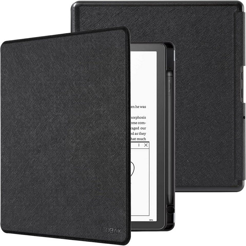 LuxusKollektion E-Reader-Hülle Kindle Scribe Hülle 10,2 Zoll 2022 - PU-Leder Stifthalter Sleep/Wake von LuxusKollektion