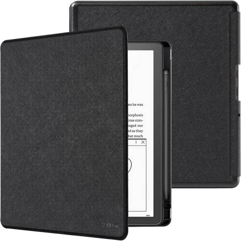 LuxusKollektion E-Reader-Hülle Kindle Scribe Hülle 10,2 Zoll 2022 - PU-Leder Stifthalter Sleep/Wake von LuxusKollektion
