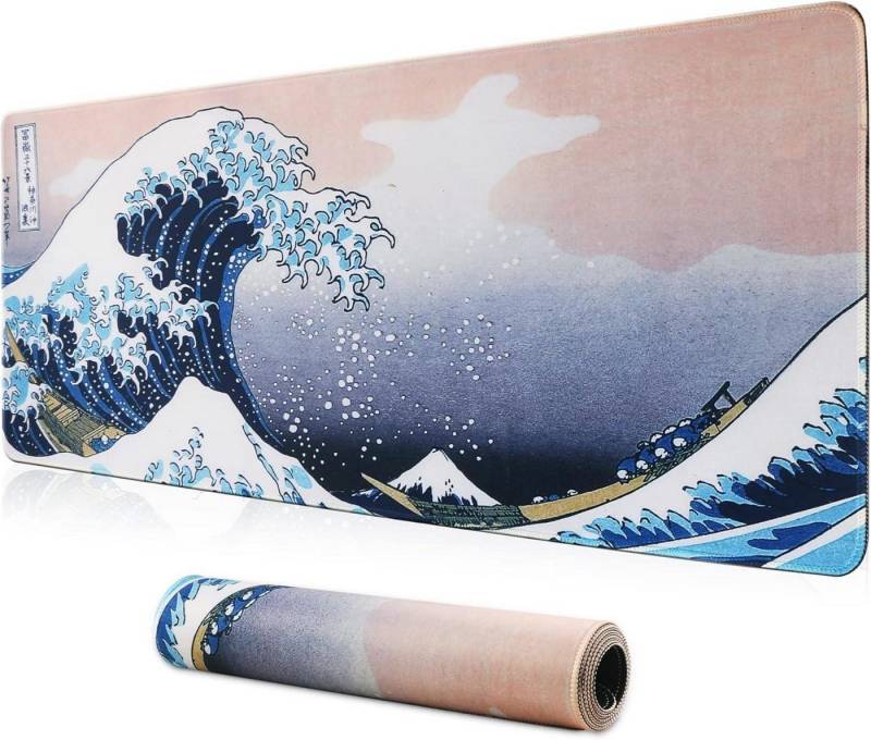 LuxusKollektion Gaming Mauspad Gaming Mauspad XXL 60x30cm - Wasserdicht, rutschfest, weiche von LuxusKollektion