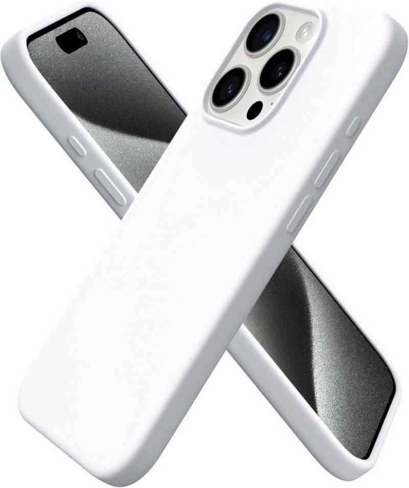 LuxusKollektion Handyhülle Hülle für iPhone 15 Pro 6,1 Zoll Silikon Stoß- und kratzfeste von LuxusKollektion