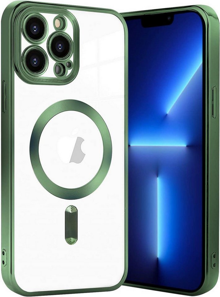 LuxusKollektion Handyhülle Schlanke Magnetische Hülle für iPhone 13 Pro Max, MagSafe-kompatibel von LuxusKollektion