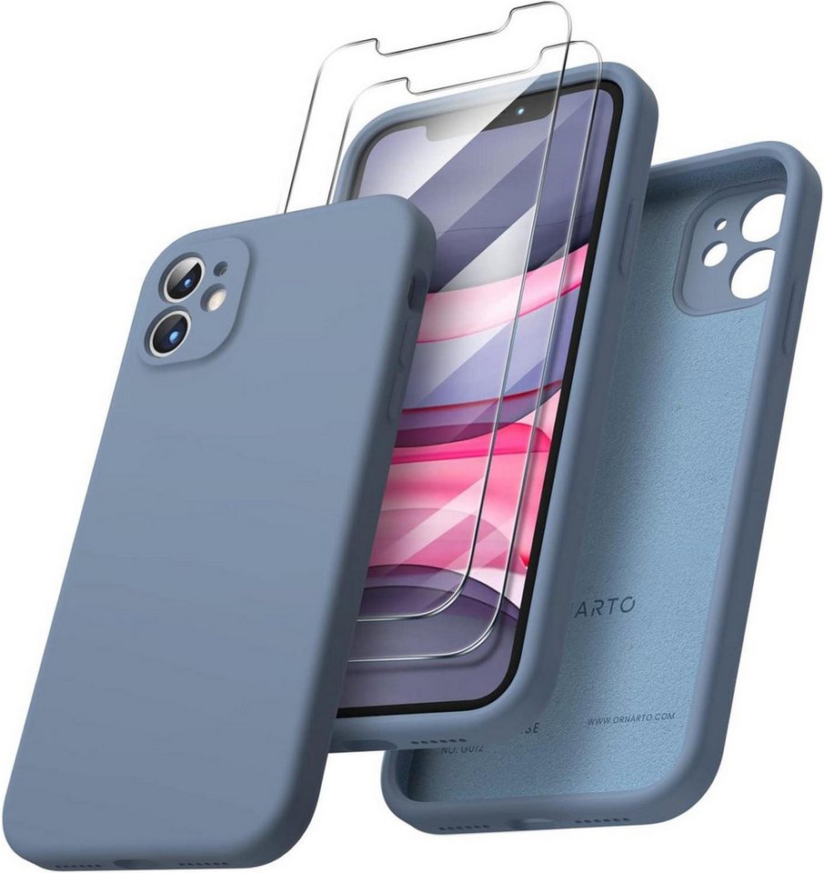 LuxusKollektion Handyhülle iPhone 11 Hülle Schutzhülle inkl. 2x Schutzfolie Silikon Gel Case Blau LuxusKollektion Handyhülle iPhone 11 Hülle Schutzhülle inkl. 2x Schutzfolie Silikon Gel Case Blau von LuxusKollektion