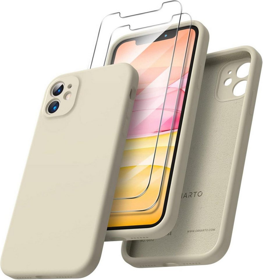 LuxusKollektion Handyhülle iPhone 11 Hülle mit 2 x Schutzfolie Silikon Gel Rubber Case Stoßfest LuxusKollektion Handyhülle iPhone 11 Hülle mit 2 x Schutzfolie Silikon Gel Rubber Case Stoßfest von LuxusKollektion
