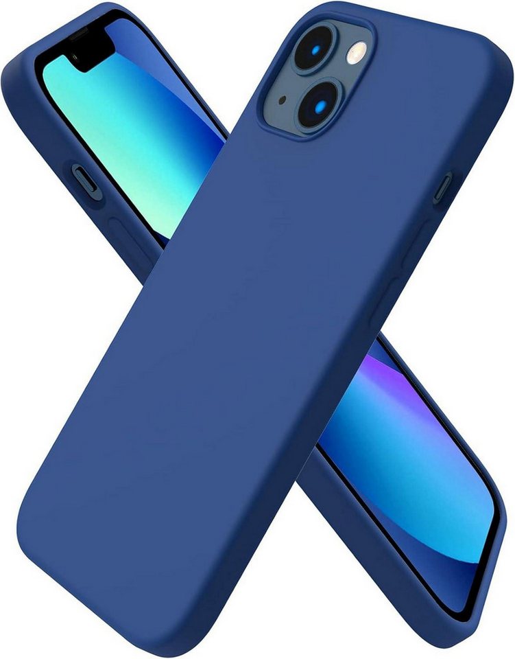 LuxusKollektion Handyhülle iPhone 13 Silikon Case 6,1 Flüssig Schutz Hülle - Mehrfarbig von LuxusKollektion