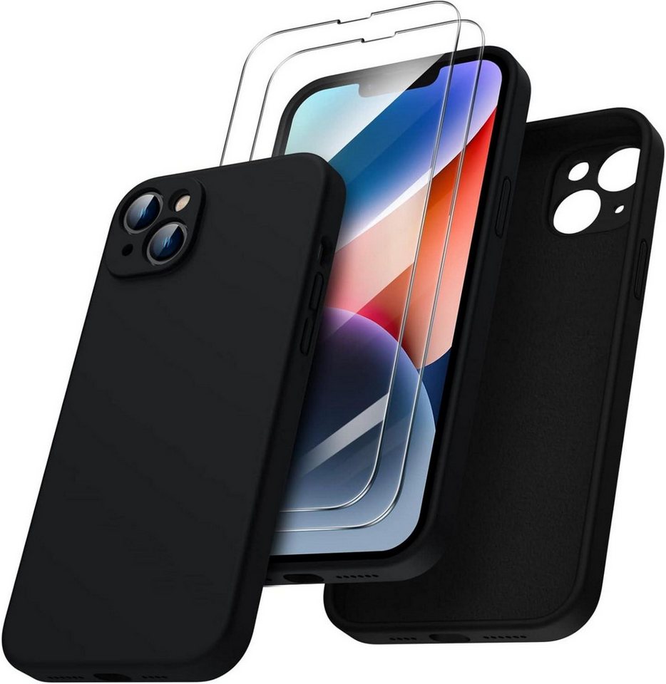LuxusKollektion Handyhülle iPhone 14 Plus Hülle 6,7 Zoll 2022 flüssiges Silikon Schwarz LuxusKollektion Handyhülle iPhone 14 Plus Hülle 6,7 Zoll 2022 flüssiges Silikon Schwarz von LuxusKollektion