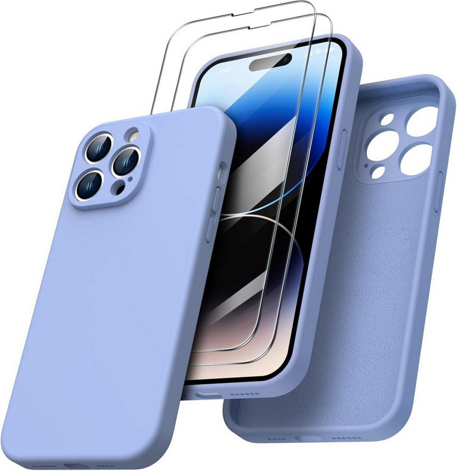LuxusKollektion Handyhülle iPhone 14 Pro Max Hülle 6,7 Zoll 2022 Panzerglasflüssiges Silikon Gel LuxusKollektion Handyhülle iPhone 14 Pro Max Hülle 6,7 Zoll 2022 Panzerglasflüssiges Silikon Gel von LuxusKollektion