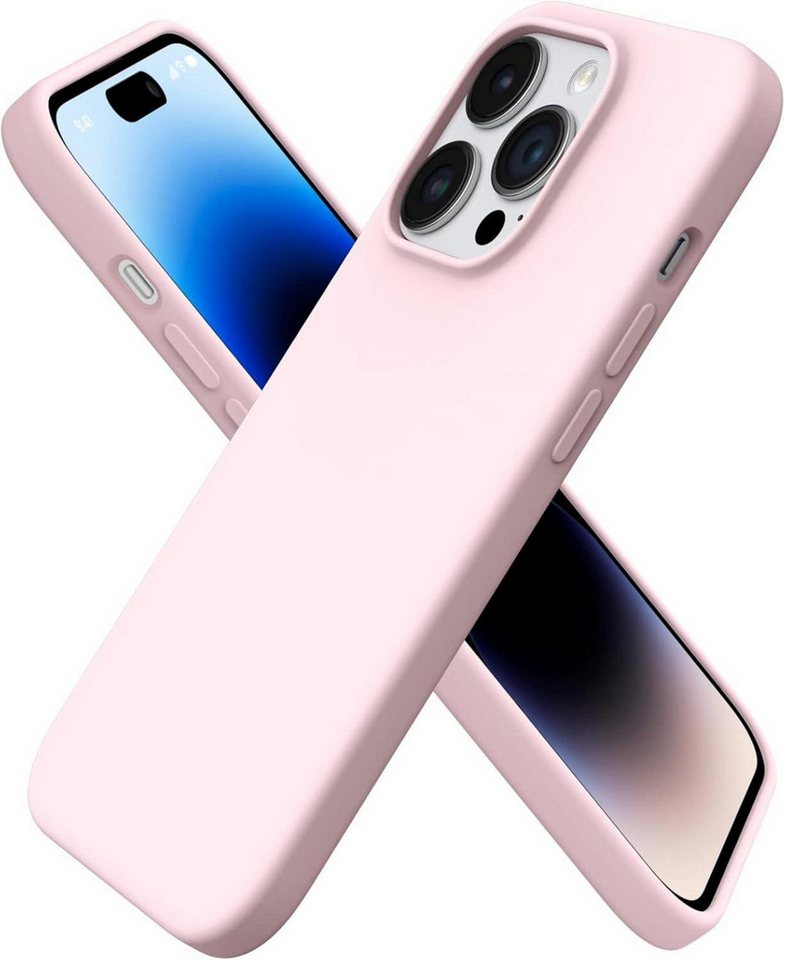 LuxusKollektion Handyhülle iPhone 14 Pro Silikon Hülle 6,1 Zoll 2022 Ultra Dünn Flüssig Kalkrosa LuxusKollektion Handyhülle iPhone 14 Pro Silikon Hülle 6,1 Zoll 2022 Ultra Dünn Flüssig Kalkrosa von LuxusKollektion