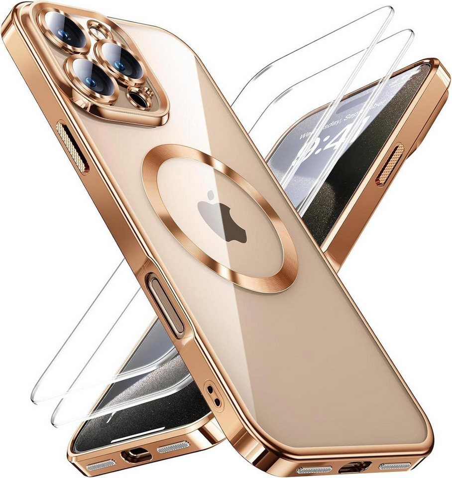 LuxusKollektion Handyhülle iPhone 16 Pro Hülle 3 in 1 mit Schutzfolie Militärstandard N56 Magnete LuxusKollektion Handyhülle iPhone 16 Pro Hülle 3 in 1 mit Schutzfolie Militärstandard N56 Magnete von LuxusKollektion