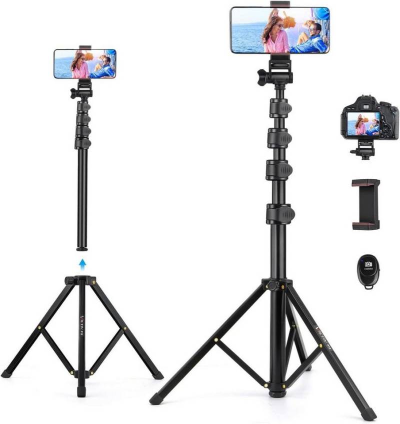 LuxusKollektion Kamera-Hülle Handy Stativ Ständer 172cm Selfie Stick für iPhone Samsung Huawei von LuxusKollektion