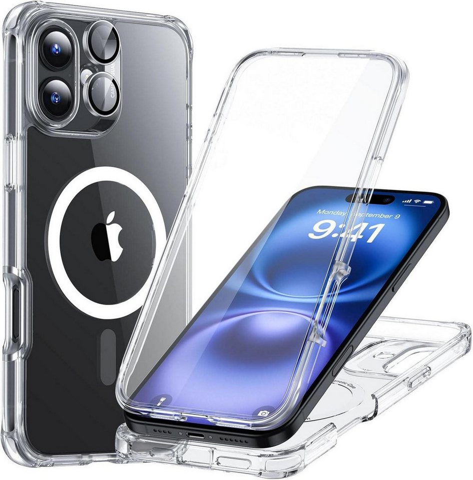 LuxusKollektion Kameraschutzglas iPhone 16 Plus Hülle MagSafe 360 Grad Militärnorm Klar Schutzhülle LuxusKollektion Kameraschutzglas iPhone 16 Plus Hülle MagSafe 360 Grad Militärnorm Klar Schutzhülle von LuxusKollektion