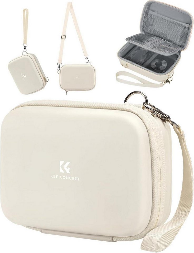 LuxusKollektion Kameratasche Digitalkamera Tasche Eva-Hartschalendesign Beige mit Trageriemen LuxusKollektion Kameratasche Digitalkamera Tasche Eva-Hartschalendesign Beige mit Trageriemen von LuxusKollektion
