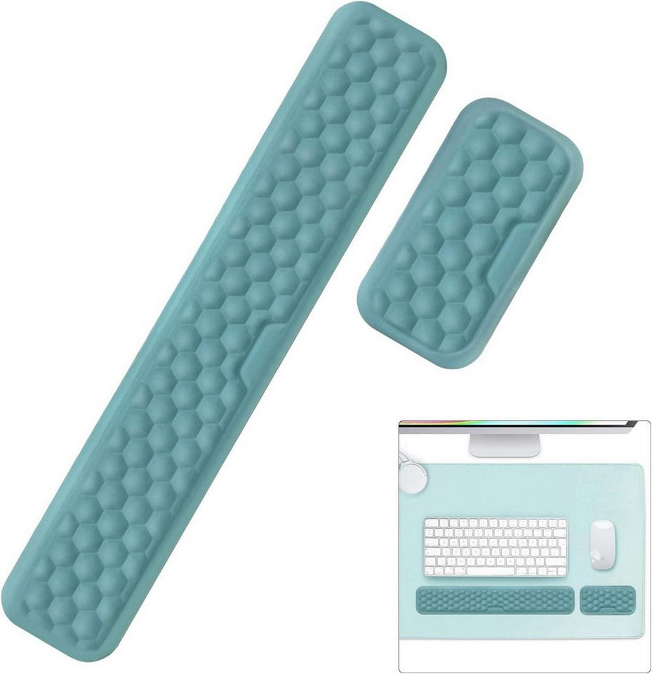 LuxusKollektion Mauspad Handballenauflage Memory-Schaum ergonomisch für Tastatur und Maus von LuxusKollektion