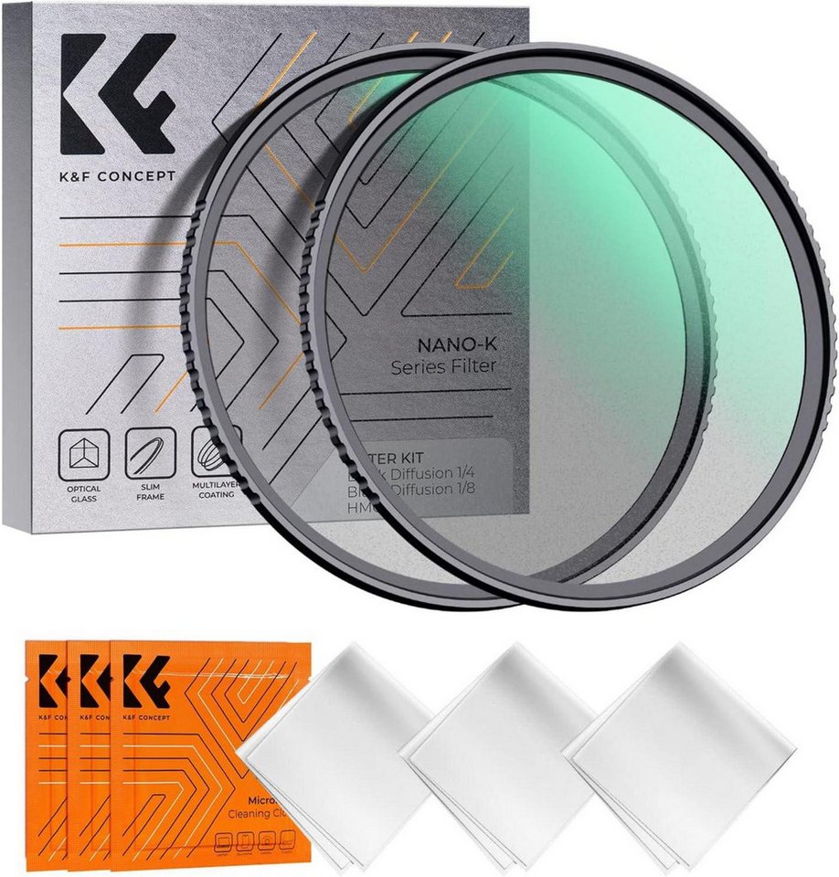 LuxusKollektion Nano-K Black-Mist 1/4 & 1/8 Effektfilter 49mm Filtersets Effektfilter von LuxusKollektion