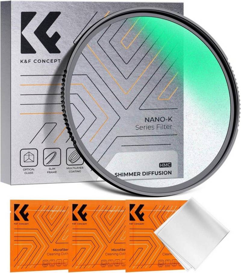 LuxusKollektion Nano-K Serie Shimmer Diffusion Filter 58mm Optisches Glas 18 Schichten Objektivzubehör von LuxusKollektion