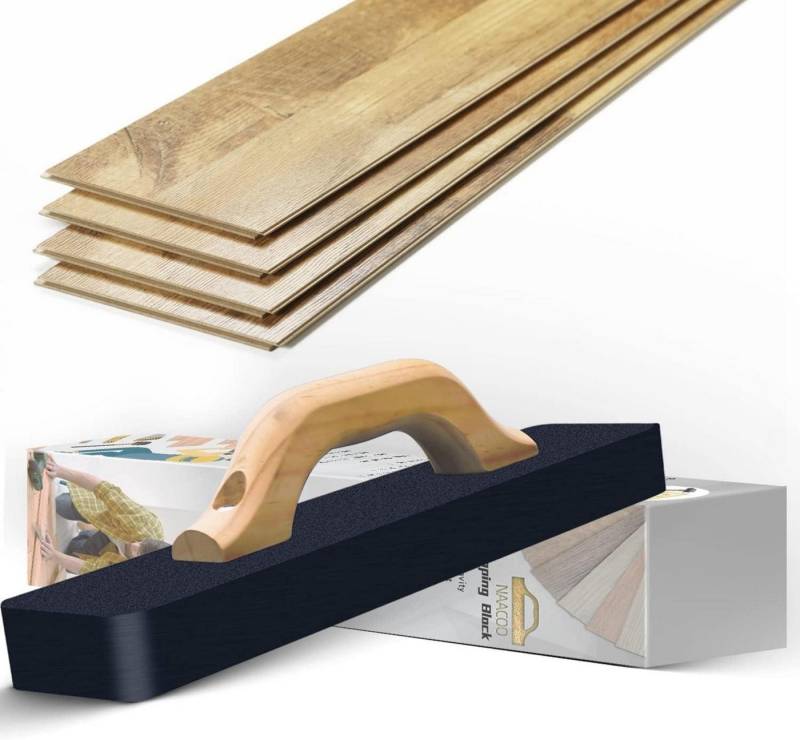 LuxusKollektion Schutz-Set Schlagklotz Vinyl Bodenwerkzeug 1.2KG 39CM Holzbodenmontage sicher von LuxusKollektion