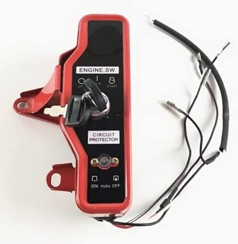Luxuypon Elektrische Starterschalter-Baugruppe, kompatibel mit GX160 GX200 168F Kettensägen-Ersatzteilen Luxuypon Elektrische Starterschalter-Baugruppe, kompatibel mit GX160 GX200 168F Kettensägen-Ersatzteilen von Luxuypon