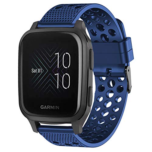 LvBu Armband Kompatibel Für Amazfit GTR 2 Smart Watch, Sport Silikon Classic Ersatz Uhrenarmband Für Amazfit GTR 2 Smartwatch (Blau) von LvBu