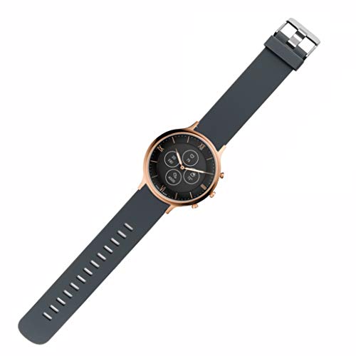 LvBu Armband Kompatibel Für Fossil Charter HR, Sport Silikon Classic Ersatz Uhrenarmband Für Fossil Charter HR Hybrid Smartwatch (Grau) von LvBu