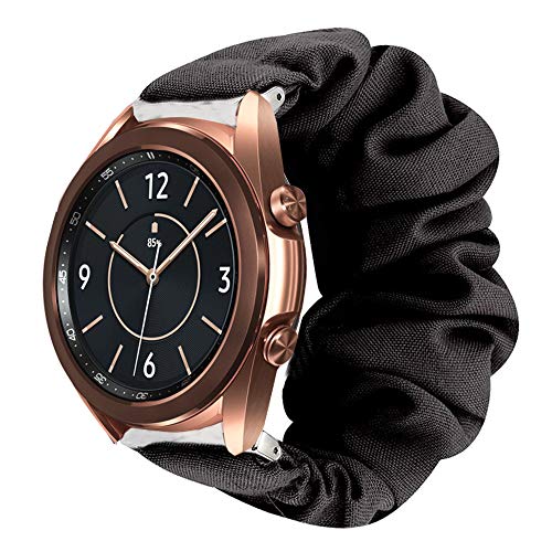LvBu Armband Kompatibel Für Galaxy Watch 3, Sport Silikon Classic Ersatz Uhrenarmband Für Samsung Galaxy Watch 3 Smartwatch (41mm, schwarz) von LvBu