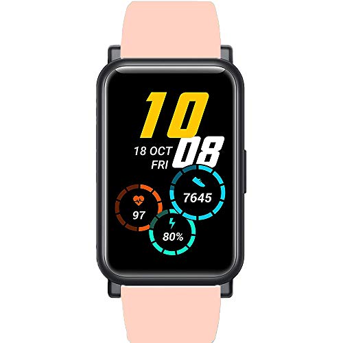 LvBu Armband Kompatibel Für Honor Watch ES, Sport Silikon Classic Ersatz Uhrenarmband Für Honor Watch ES Smartwatch (Rosa) von LvBu