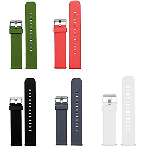 LvBu Armband Kompatibel Für Huawei Watch GT, Sport Silikon Classic Ersatz Uhrenarmband Für Huawei Watch GT Smartwatch (5 Pack) von LvBu