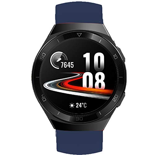 LvBu Armband Kompatibel Für Huawei Watch GT 2e, Sport Silikon Classic Ersatz Uhrenarmband Für Huawei Watch GT 2e Smartwatch (Blau) von LvBu