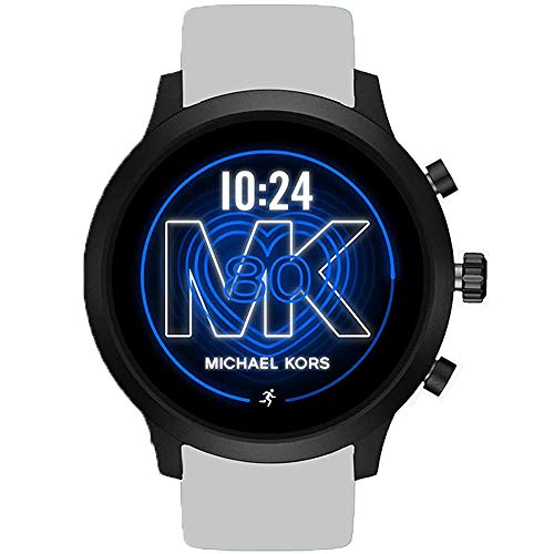 LvBu Armband Kompatibel Für Michael Kors MKGO, Sport Silikon Classic Ersatz Uhrenarmband Für Michael Kors Access MKGO Smartwatch (Grau) von LvBu