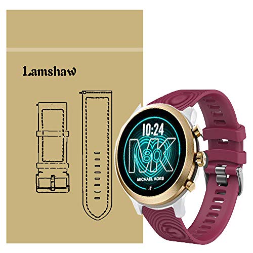 LvBu Armband Kompatibel Für Michael Kors MKGO, Sport Silikon Classic Ersatz Uhrenarmband Für Michael Kors Access MKGO Smartwatch (Lila) von LvBu