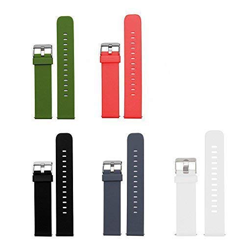 LvBu Armband Kompatibel Für Michael Kors Sofie, Sport Silikon Classic Ersatz Uhrenarmband Für Michael Kors Access Sofie Smartwatch (5 Pack) von LvBu