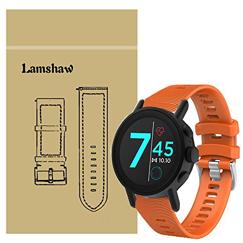 LvBu Armband Kompatibel Für Misfit Vapor X, Sport Silikon Classic Ersatz Uhrenarmband Für Misfit Vapor X Smartwatch (Orange) von LvBu