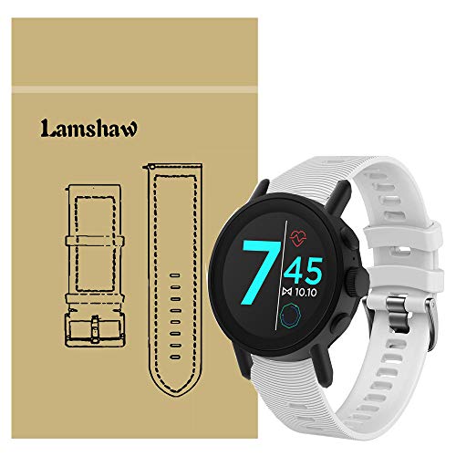 LvBu Armband Kompatibel Für Misfit Vapor X, Sport Silikon Classic Ersatz Uhrenarmband Für Misfit Vapor X Smartwatch (Weiß) von LvBu