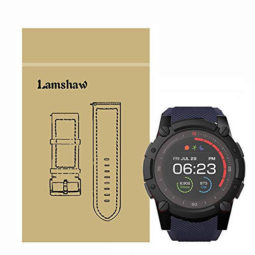 LvBu Armband Kompatibel Für PowerWatch 2, Sport Silikon Classic Ersatz Uhrenarmband Für Matrix PowerWatch 2 Smartwatch (Blau) von LvBu